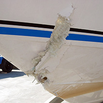 Boat Fiberglass Damage