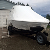 Boat Shrink Wrapping