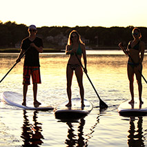 Paddleboarding in Okanagan