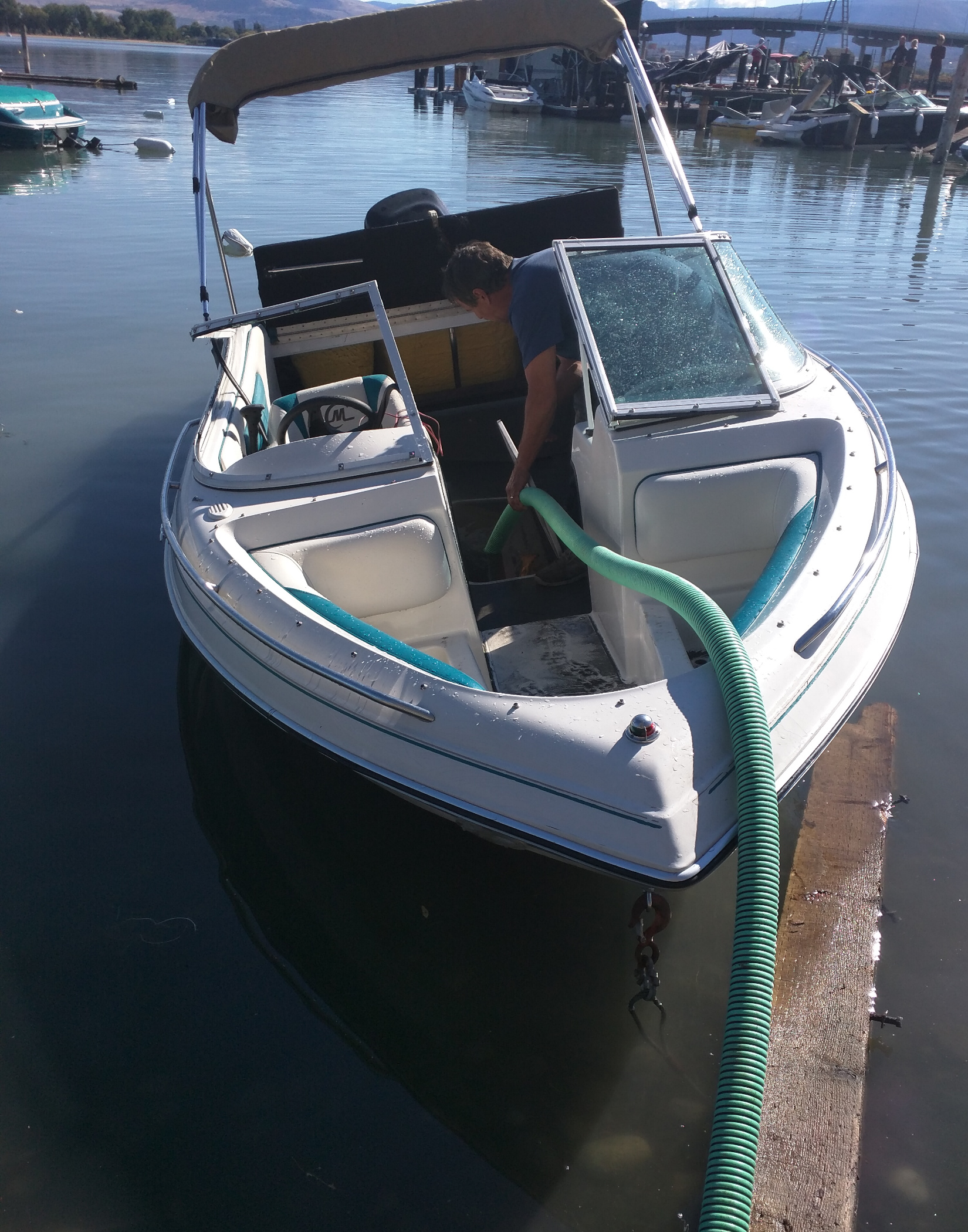 sunk boat